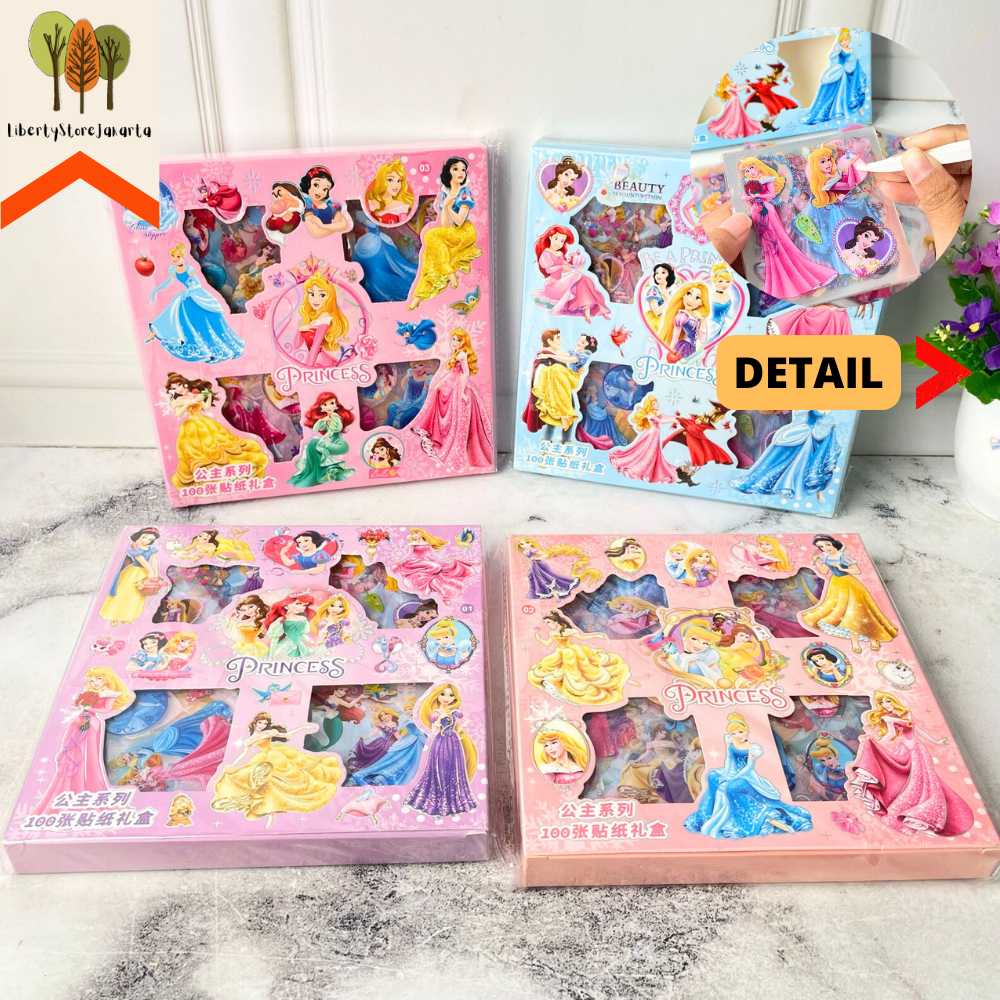 

Stiker Princess Isi 100 Lembar ST-1193 Waterproof Anti Air Stationery For School Alat Tulis Kantor Sekolah Kado Ulang Tahun