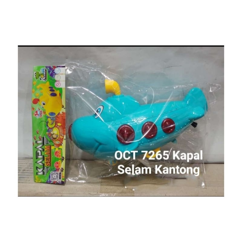 Mainan Anak Kapal Selam Tarik Submarine / Mainan Kapal Selam Lucu