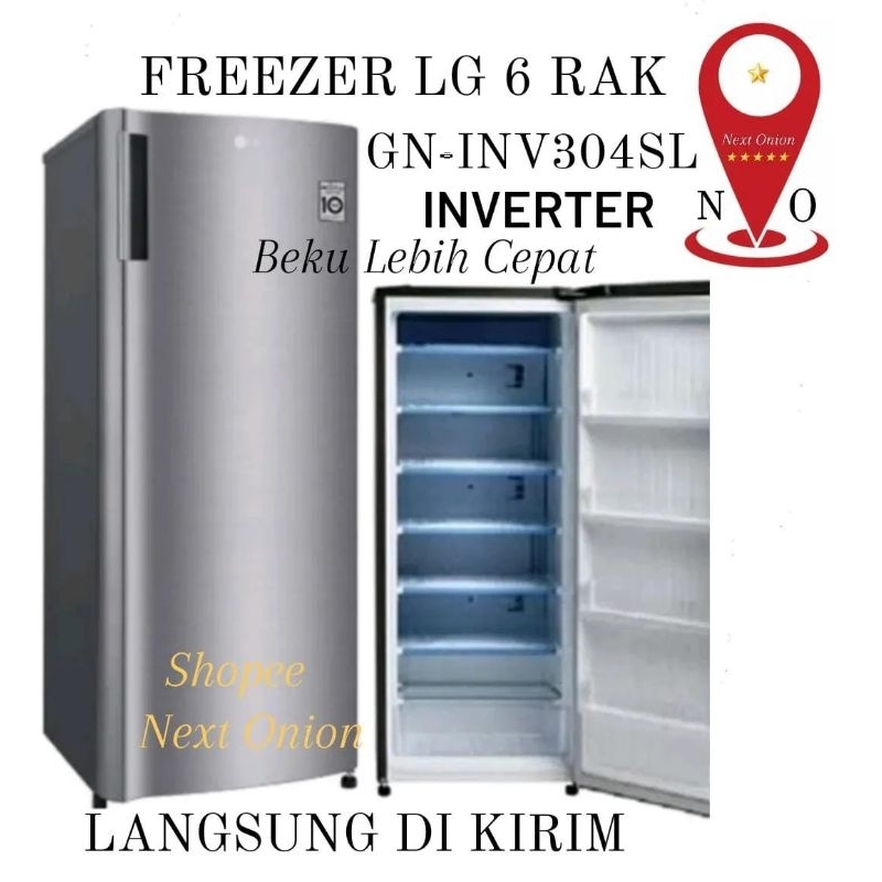 FREEZER LG INV304SL INVERTER 6 RAK