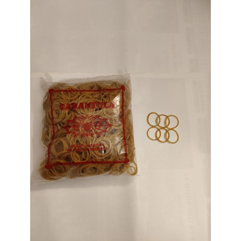 

Karet Gelang Sedang Kuning Super Cap Tarantula 500Gr