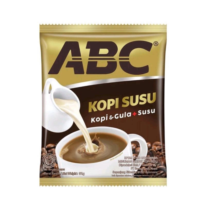 

[AYOBUY.ID] ABC KOPI SUSU 30g 1 RENCENG (ISI 10)