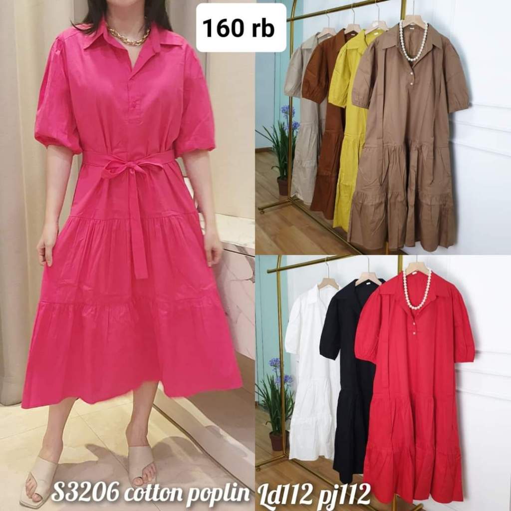 Dress Cotton Poplin Import