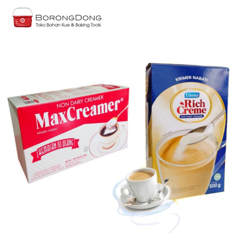 

Ellenka Rich Creme Non Dairy Creamer 500G & Max Creamer 500g / Krimer