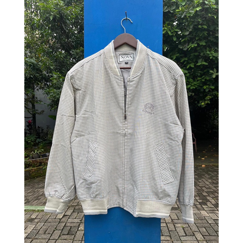 Jaket Tartan Nova Korean Fashion