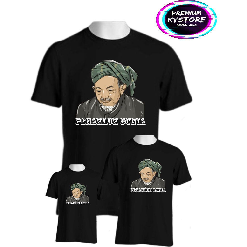 Kaos Distro Motif Kartun Tokoh Nasional