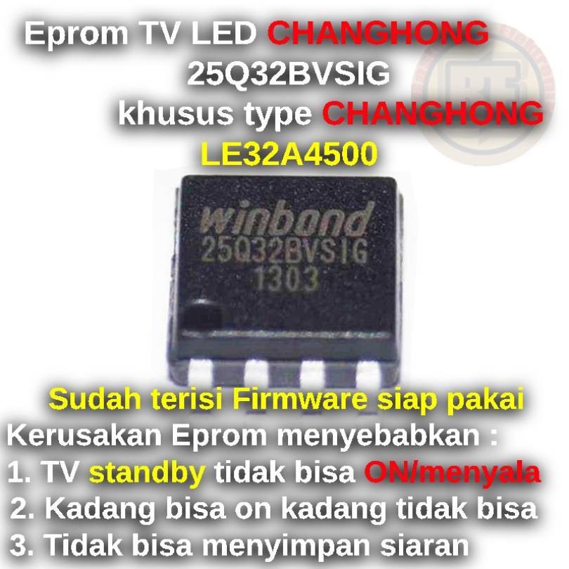 Ic Eprom Firmware TV CHANGHONG LE32A4500