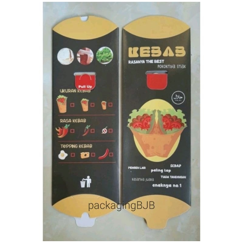 

KEMASAN KEBAB ANIMASI ISI 50 LEMBAR