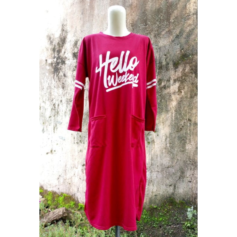 TUNIK KAOS MERAH CABE