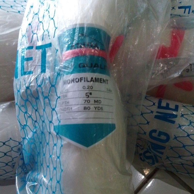 jaring ikan ARIDA 5 INCH 0.20 70MD/80YDS YOKO JARING ARIDA JARING SENAR
