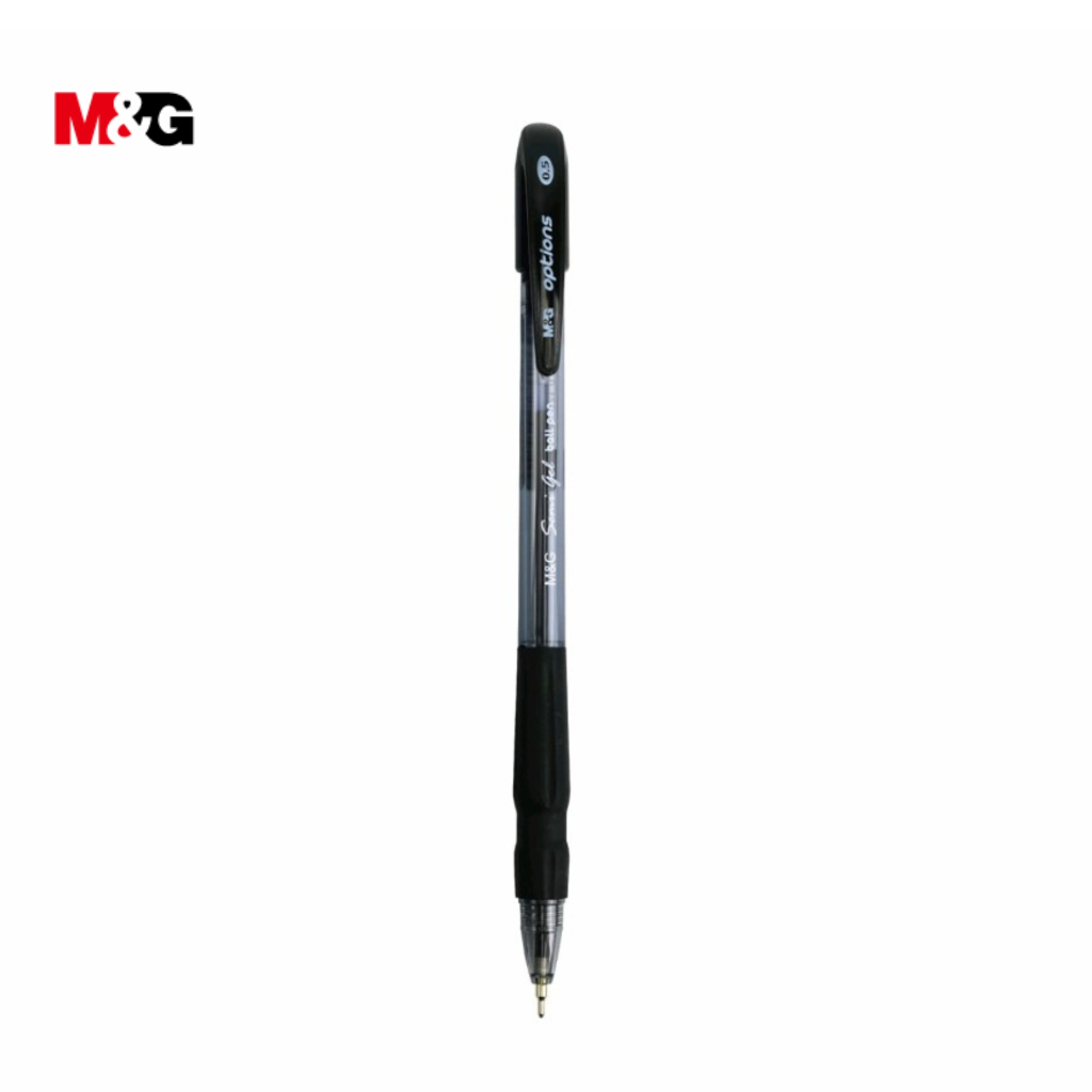 

Pulpen M&G Options Semi Gel Tip 0.5 mm / Tinta Hitam Smooth Writting