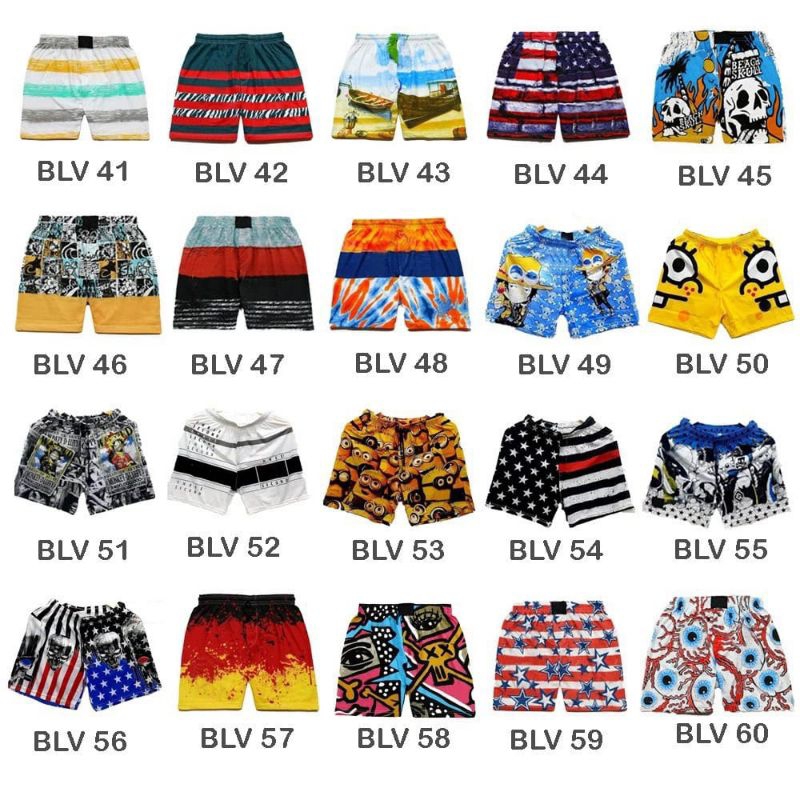 BOXER PRIA 3PCS CELANA PENDEK CELANA KOLOR