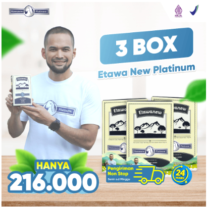 

Etawanew - 3 Box paket hemat penyembuhan masalah pernafasan dan radang tenggorokan Menyembuhkan Radang Paru-Paru dan Nyeri Sendi