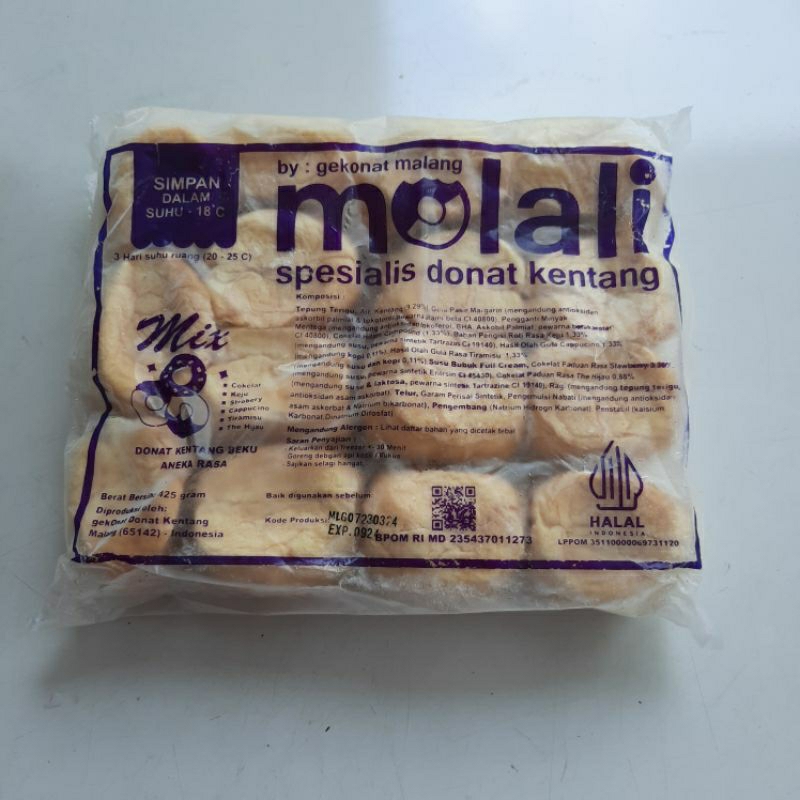 

Molali Donat Kentang Mix