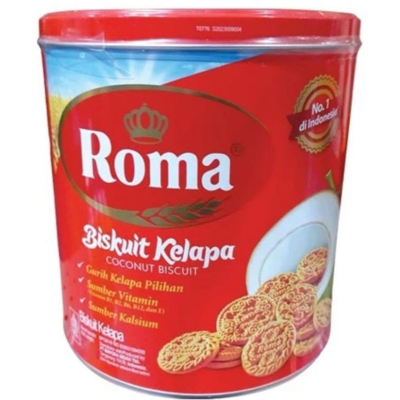 

Roma Biskuit Kelapa Kaleng Lux Tin 345 Gram