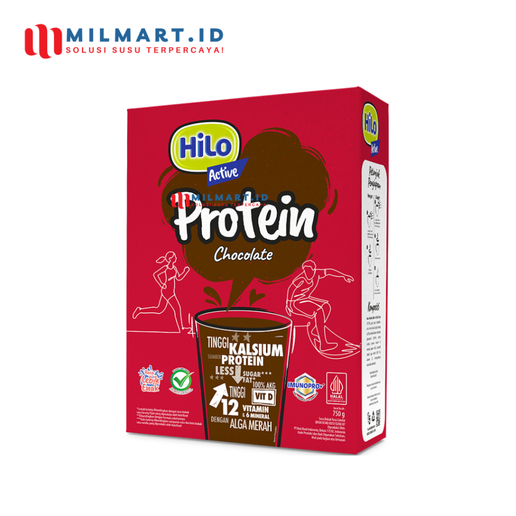 

HILO ACTIVE COKLAT 750 G SUSU NUTRISI DEWASA SUSU HI LO CHOCOLATE RENDAH LEMAK