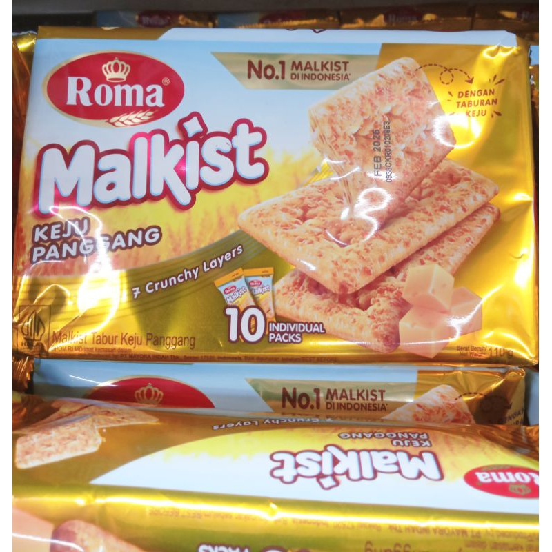 

biskuit roma malkist keju panggang