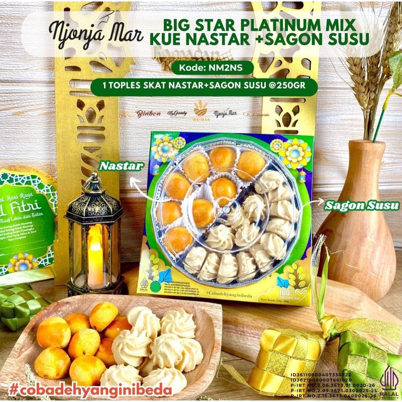 

Binbon Mix kue nastar +salju