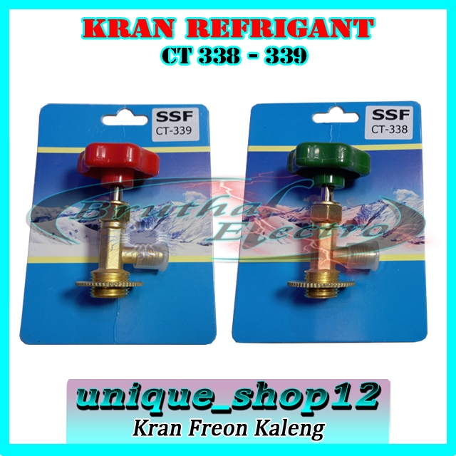 Kran Refrigant Kaleng Kran Freon kaleng Freon Klea R134, R22, R600, R11 dll  Can Tap Kantap Kan Tap 