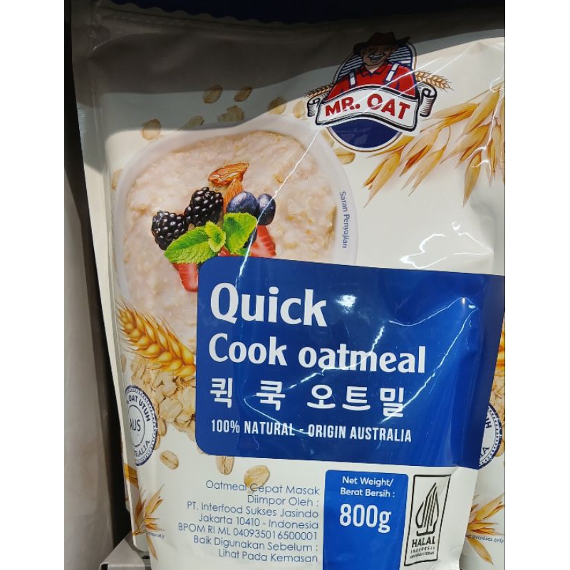 

Gandum Australia MR. OAT Australia Oatmeal Instant (Biru) 800g - HK
