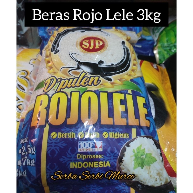 

Beras Zakat / Beras Rojo Lele D'Pulen kemasan 3kg