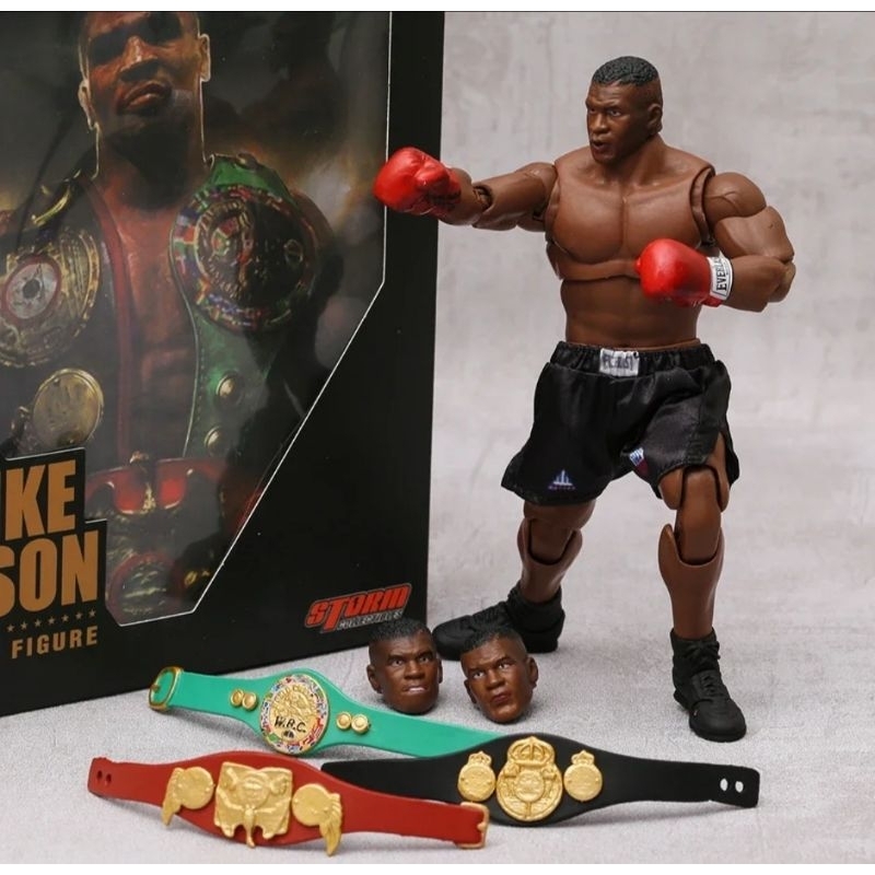 Mike tyson boxing tinju action figure 18cm