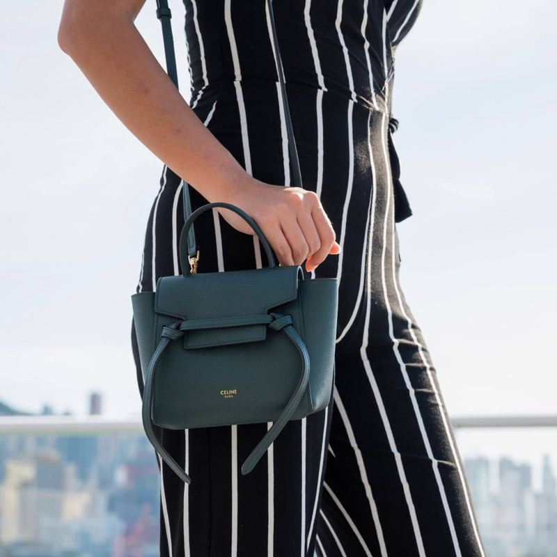 Celine Pico Belt Bag in Grained Calfskin