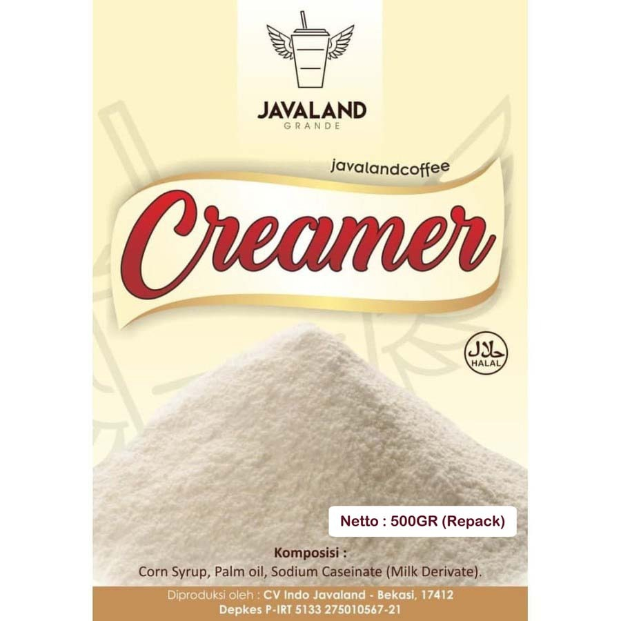 

Creamer Reguler Javaland Kemasan 500gr