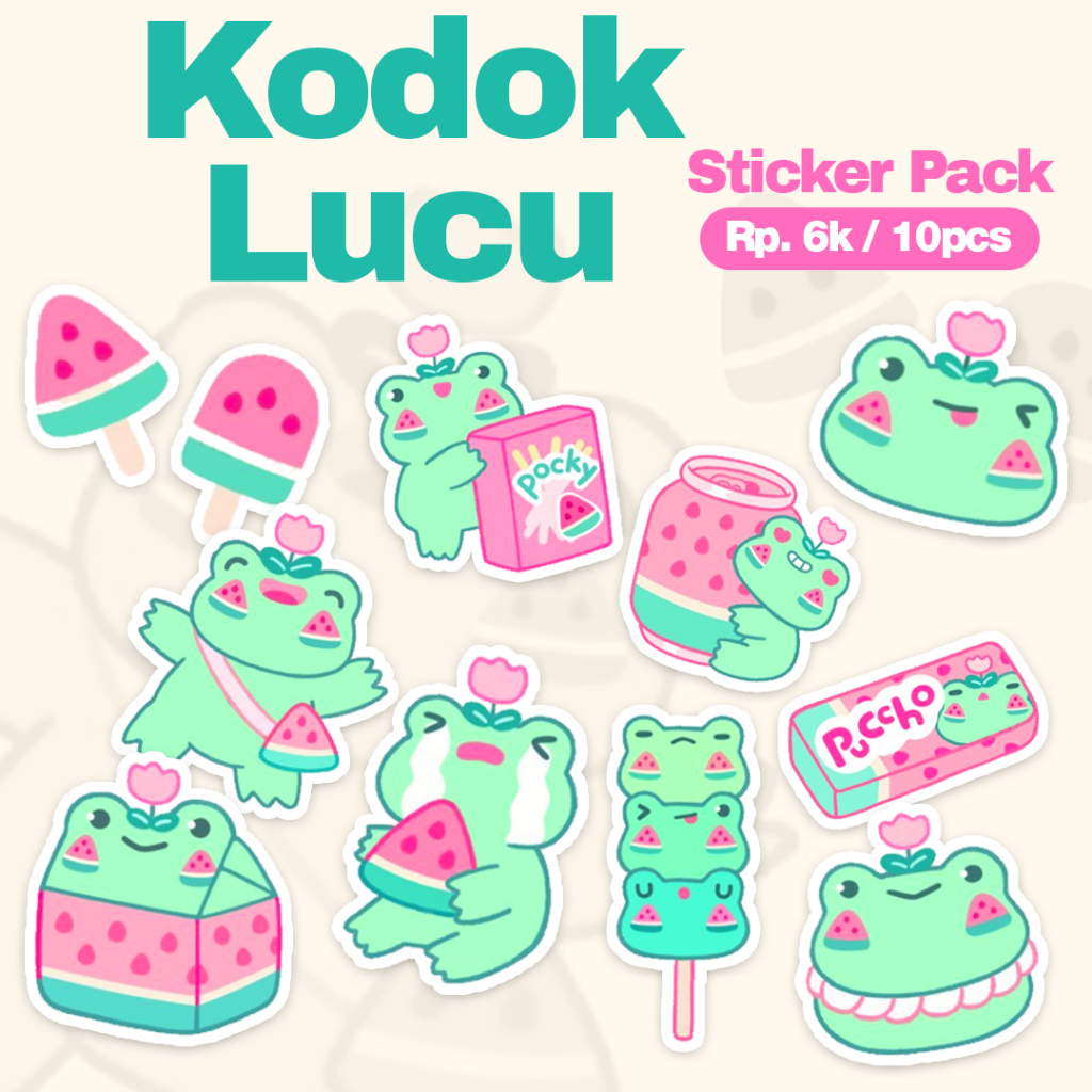 

STICKER LUCU / STICKER KODOK LUCU / STIKER CUTE / STIKER TUMBLR / STIKER LUCU MURAH