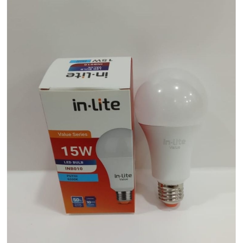 Lampu Led In-Lite 15 Watt / Inlite 15W Inlite 15 Watt Garansi 1 Tahun Cahaya Putih 6500K Super Teran