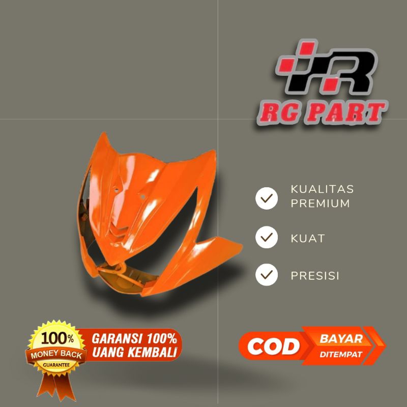 Tameng Depan honda Beat Fi Oren 2014