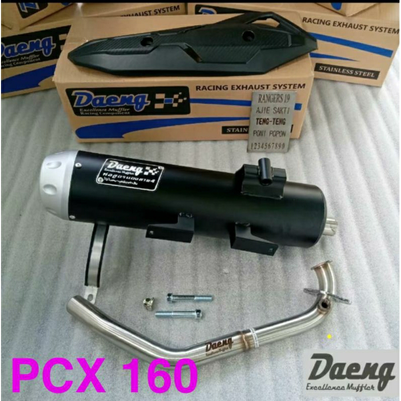KNALPOT STANDAR RACING DAENG VARIO 125 150 160 PCX 150 160 OLD NEW ADV 150 160 Vario 110 Karbu