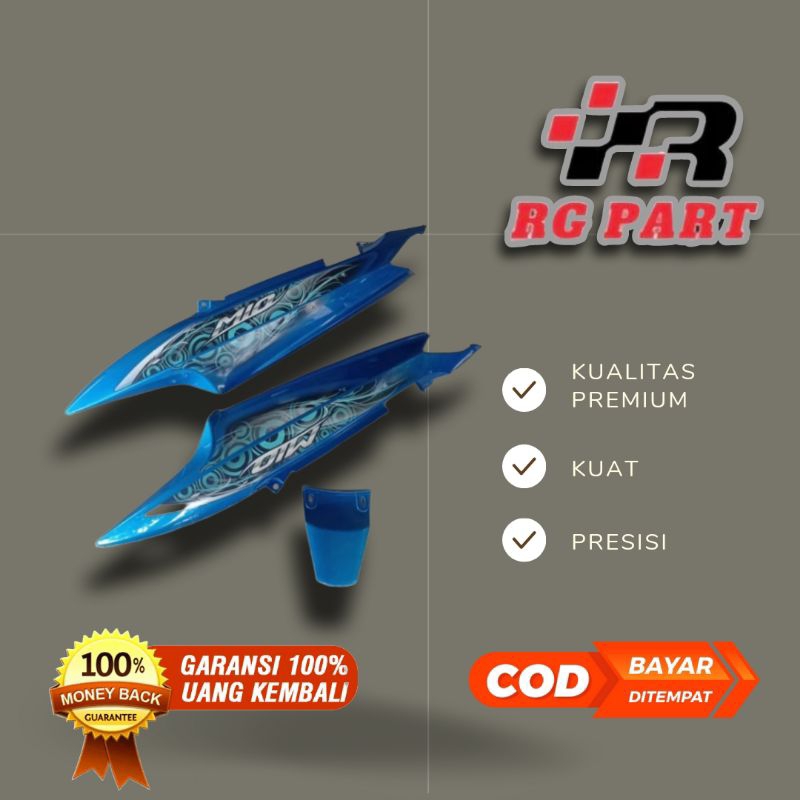 Body belakang Mio smile Biru plus Striping