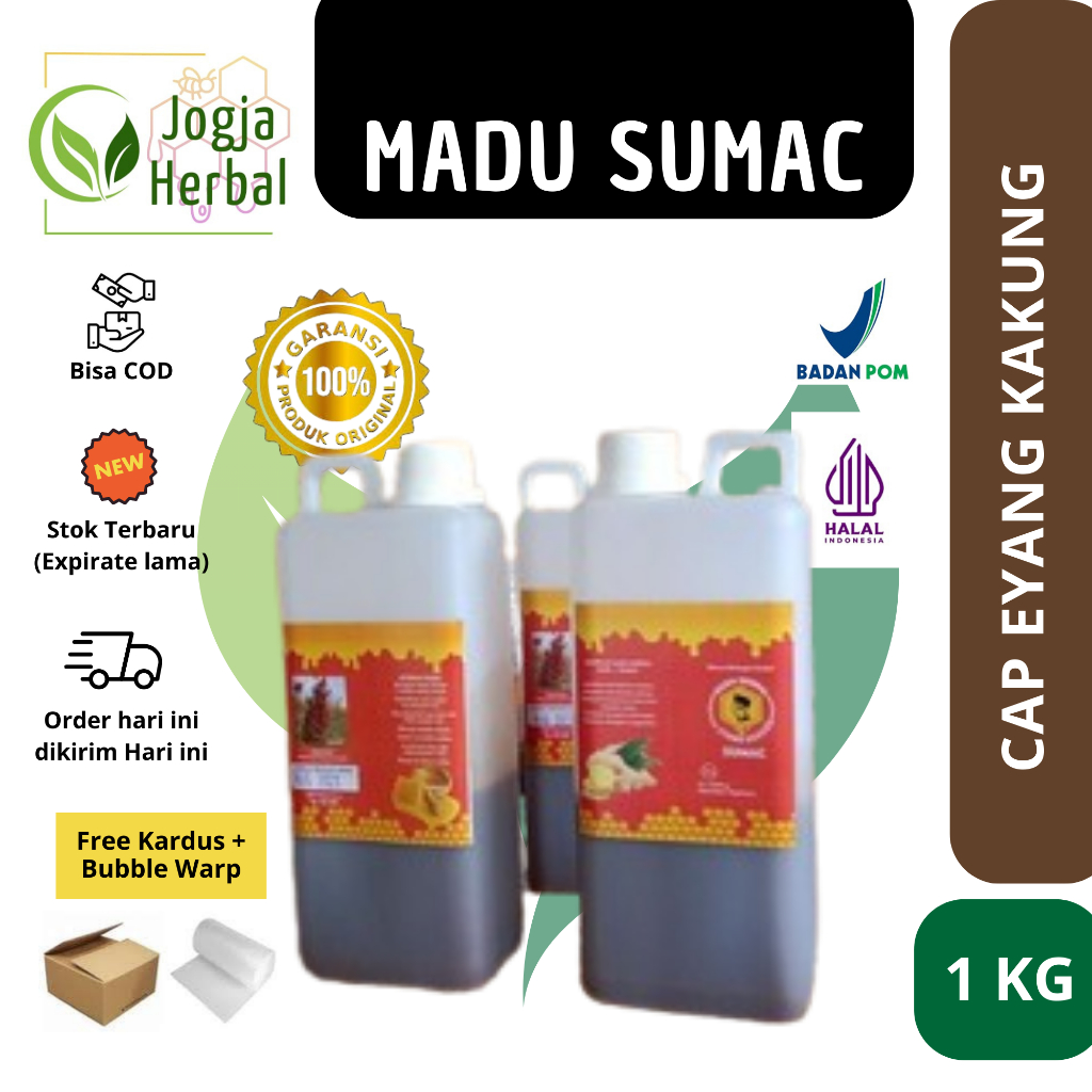 Madu Herbal Sumac Cap Eyang Kakung [1kg]