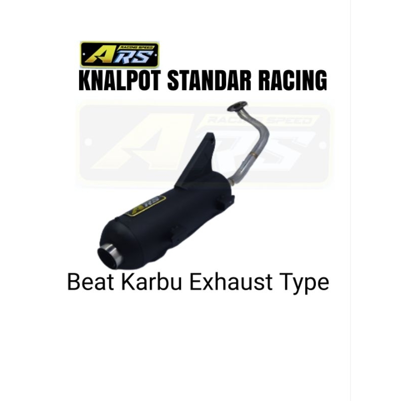 knalpot standar racing beat karbu original ars