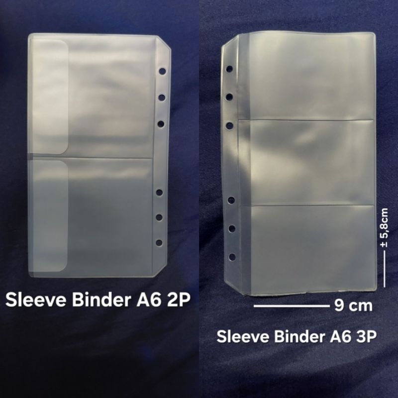 

Sleeve Binder A6 3P 2P PVC Preloved