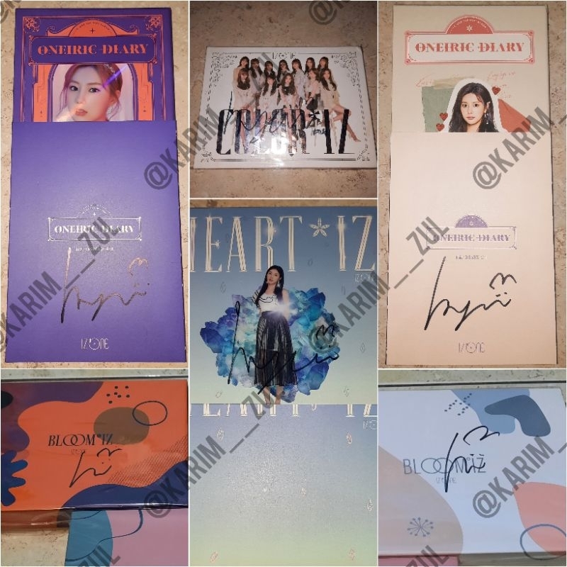 Album only IZONE Sign Hyewon Color iz Heart iz Bloom iz Oneiric Diary