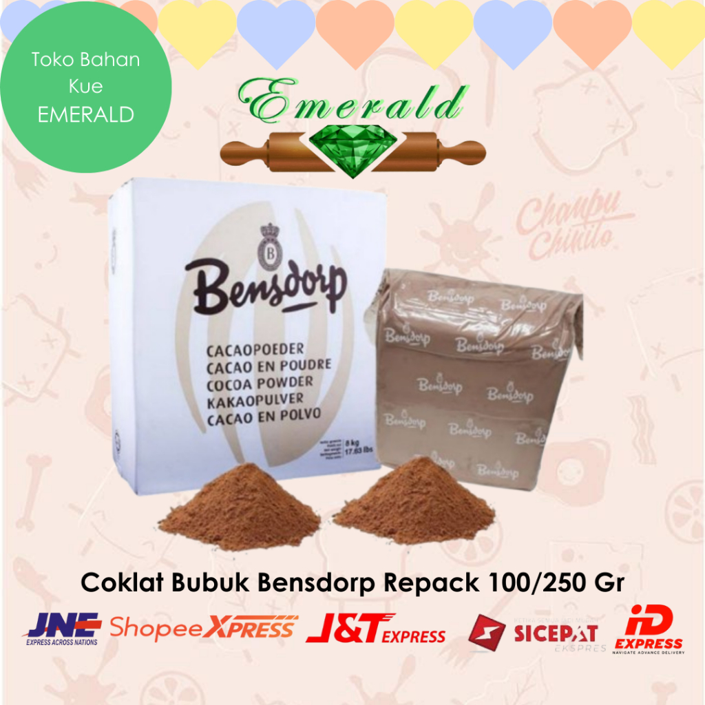 

Coklat Bubuk Brownies Bensdorp Cocoa Premium Repack 100 Gr/250 Gr