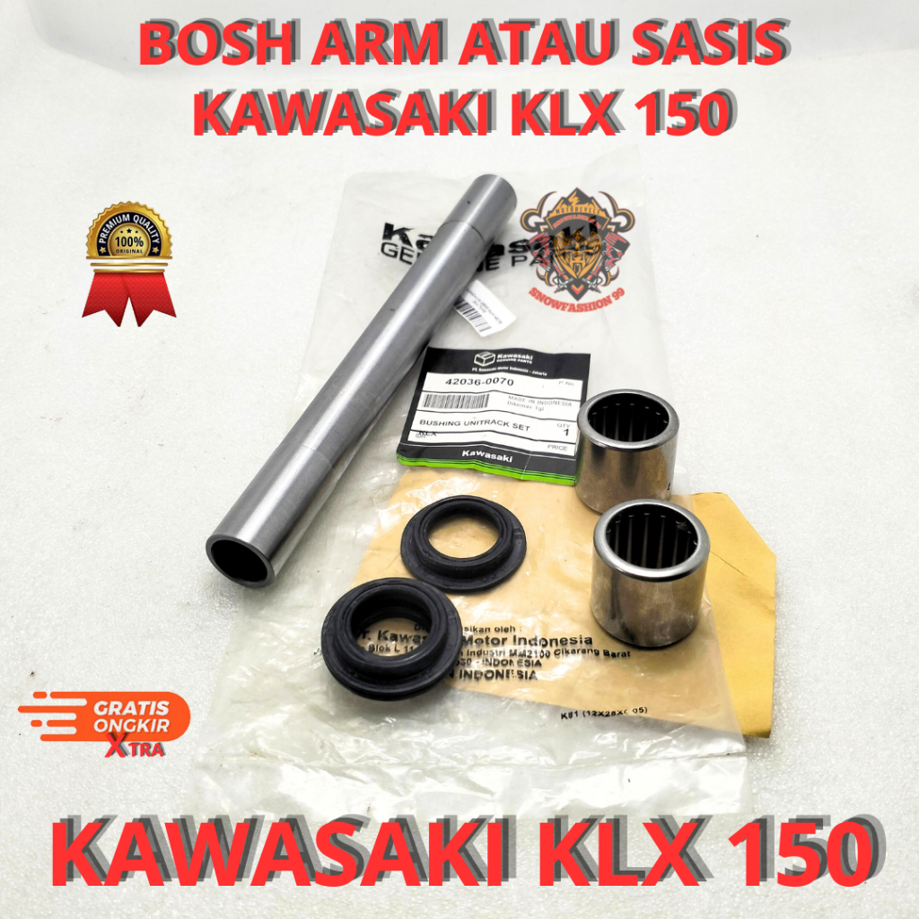 BOSH ARM KAWASAKI KLX150 BOSH SASIS KAWASAKI KLX 150 ASLI ORIGINAL KAWASAKI