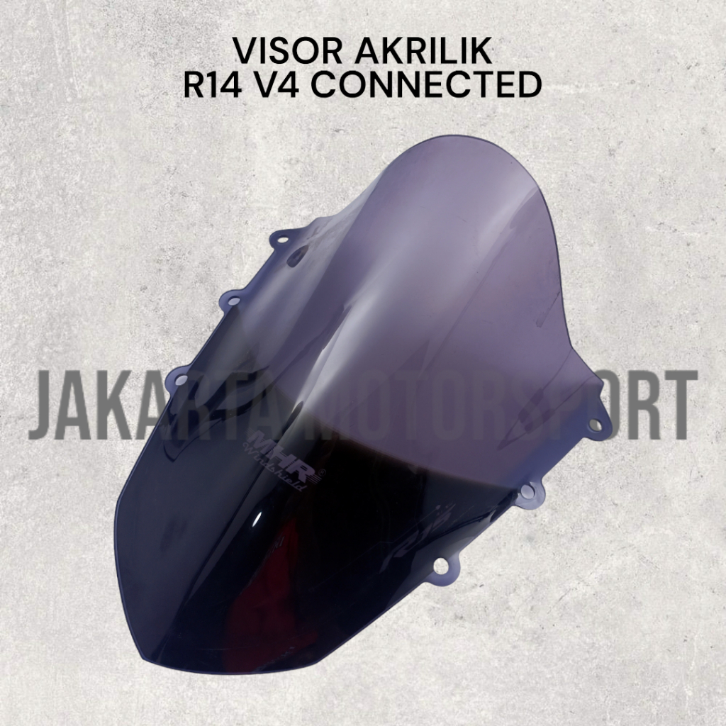 Kaca Visor Windshield Akrilik Model Jenong R15 V4 Connected Original MHR Racing Bahan Tebal Bening R
