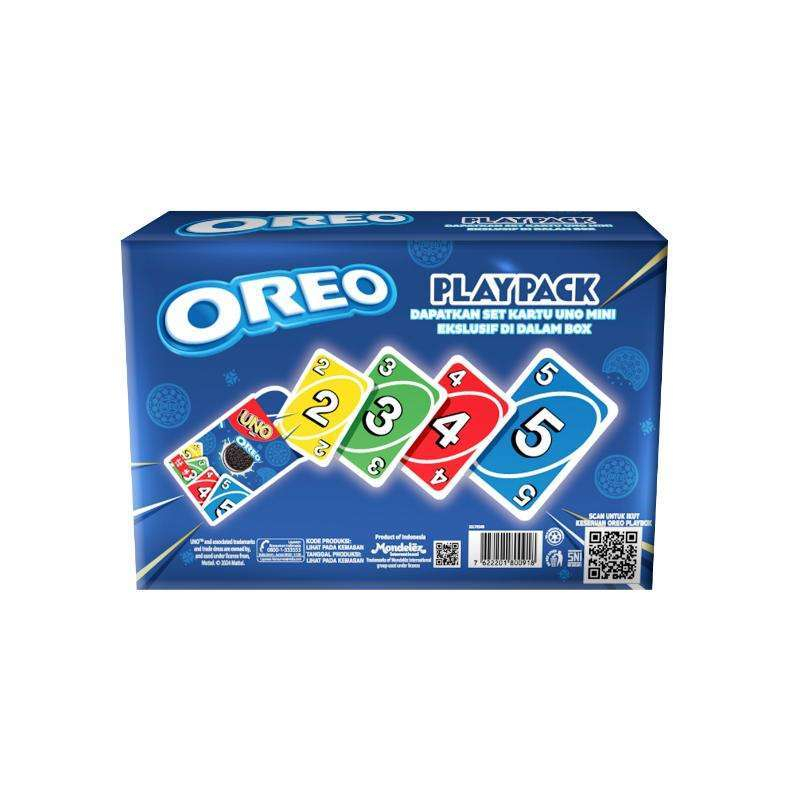 

OREO Play Pack UNO Snack Box 358,8 / 324 gr - Gratis Kartu UNO Exp Des 2024