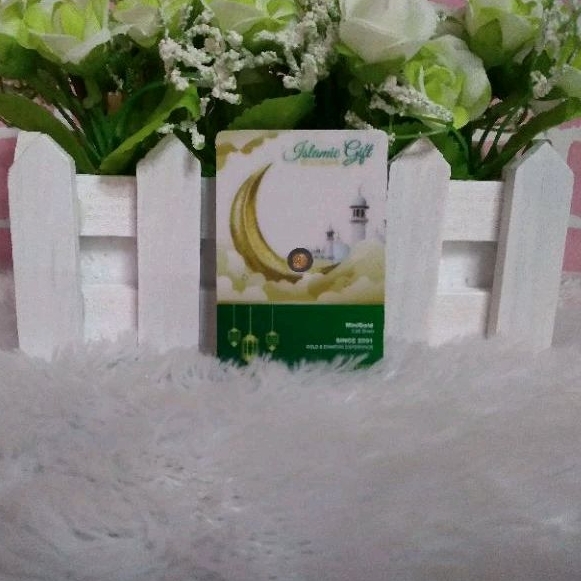 NazhifaSakhy - Minigold Gift Series - Islamic 0,05 0,1 0,25 gram gr Emas Mini Logam Mulia LM MG