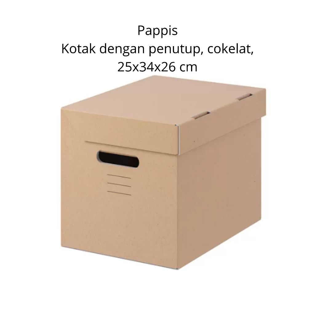 

Kotak dengan penutup, cokelat, 25x34x26 cm / kotak tambahan packing / kardus
