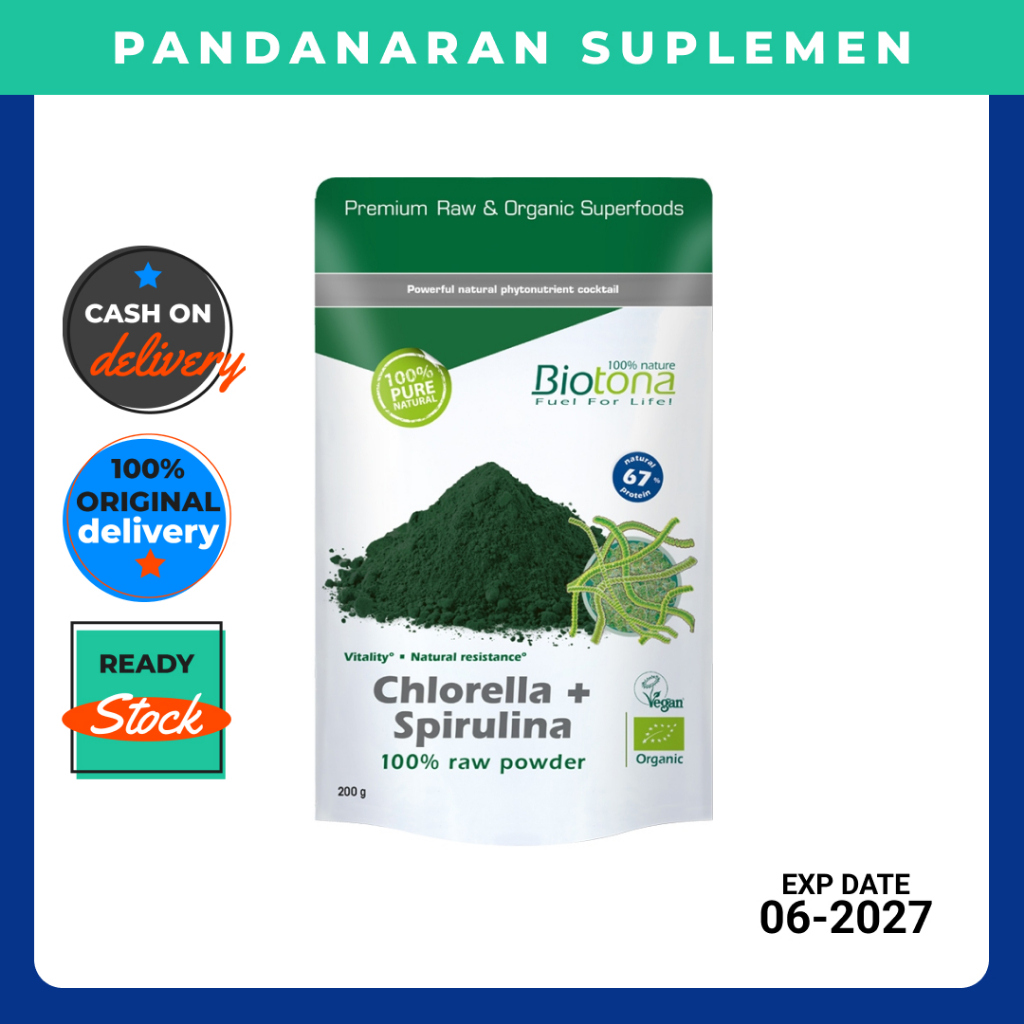 

BIOTONA Bubuk Spirulina Organik 200 gram