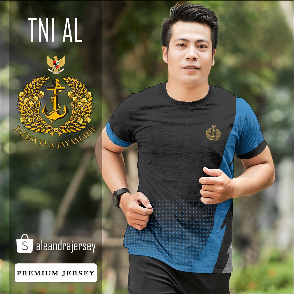 Baju Kaos Jersey TNI AL 164 FullPrint Printing Custom Premium