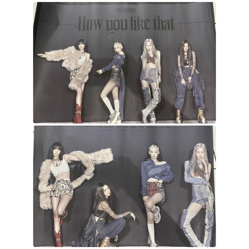 BLACKPINK2 - POSTER BLACKPINK HOW YOU LIKE THAT OFFICIAL + TUBE