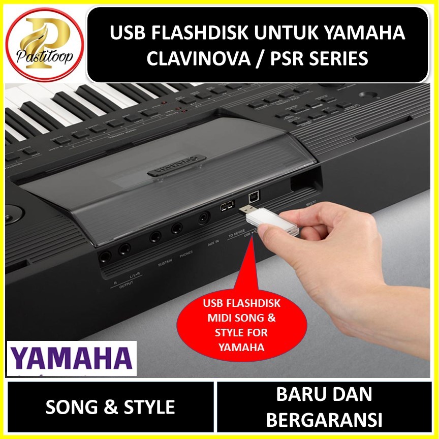 USB flashdisk untuk piano yamaha clavinova baru