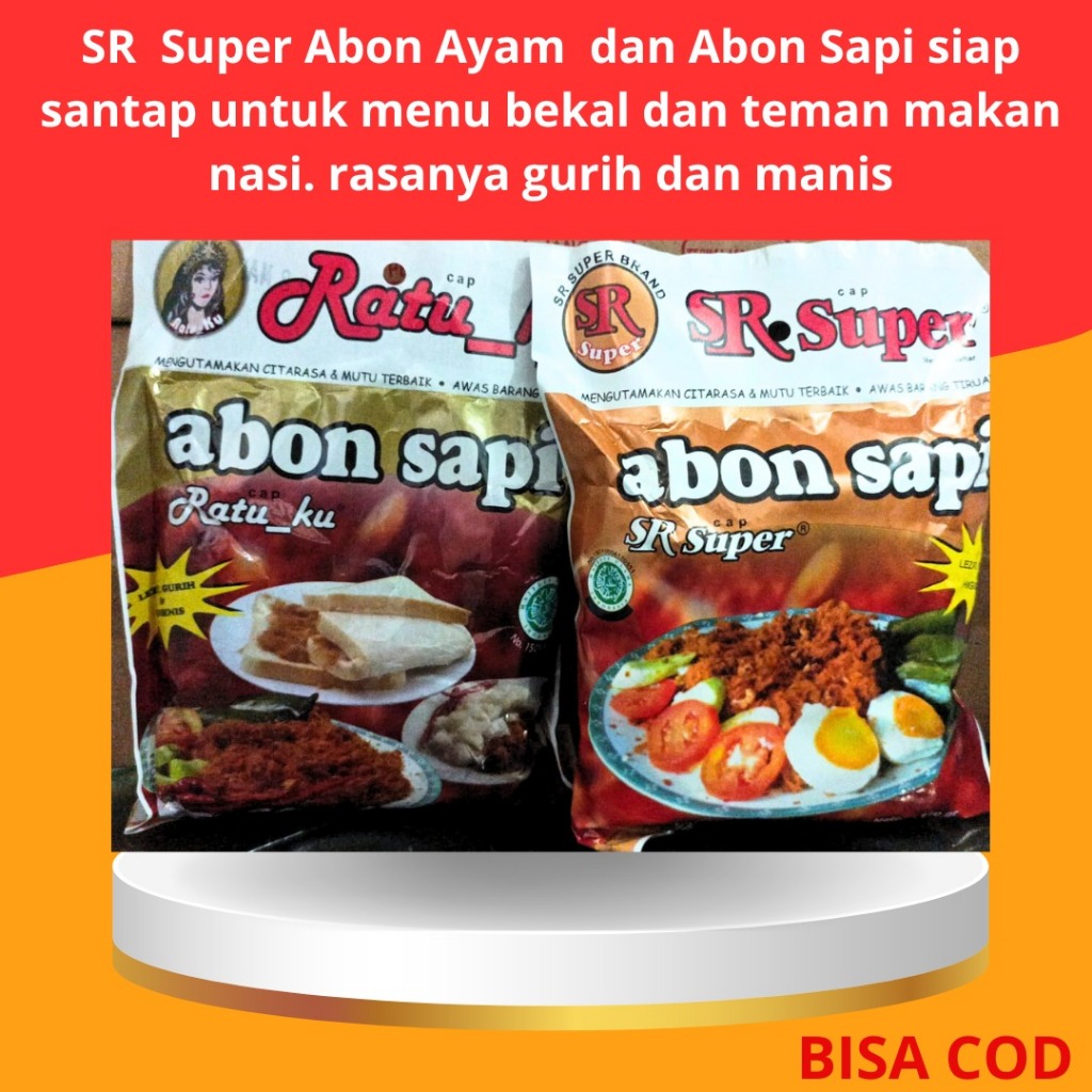 

Abon sapi rasanya gurih enak cocok untuk tambahan lauk kita kirim dengan expired terlama pakai metode FIFO rasa otentik