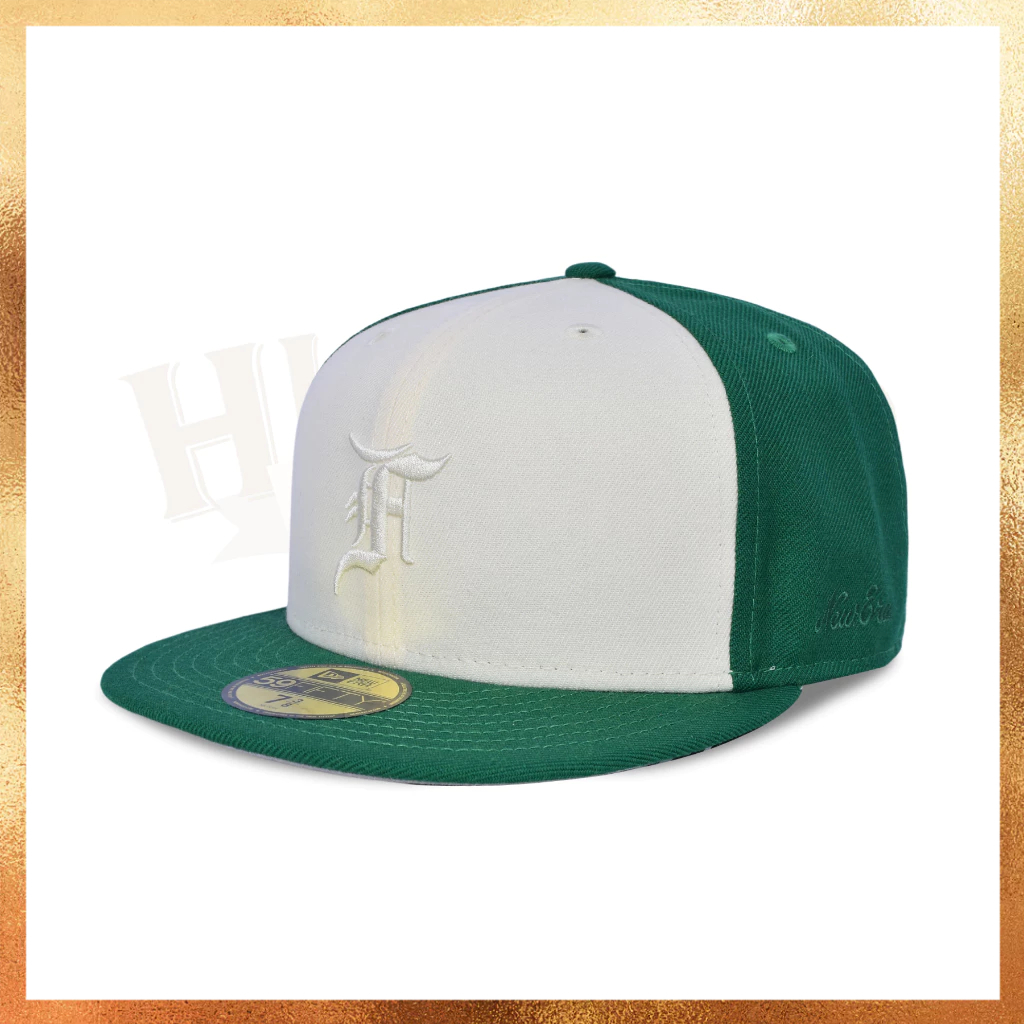 Topi New Era x Fear of God FOG Essentials Kelly Green Collab 59FIFTY Hat Original