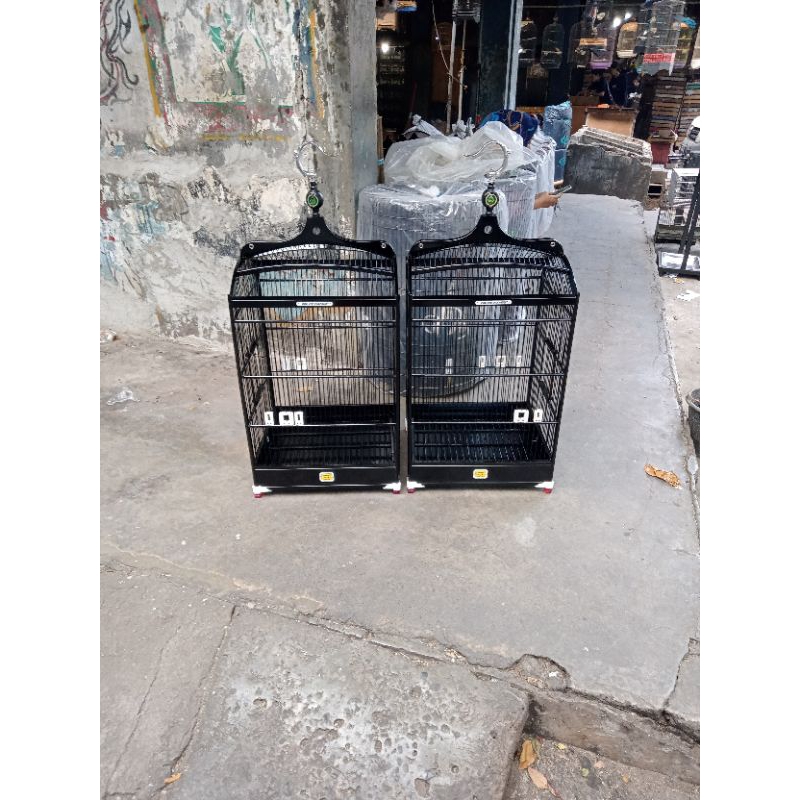 sangkar/kandang kotak oriq no 1 warna coklat (grab)