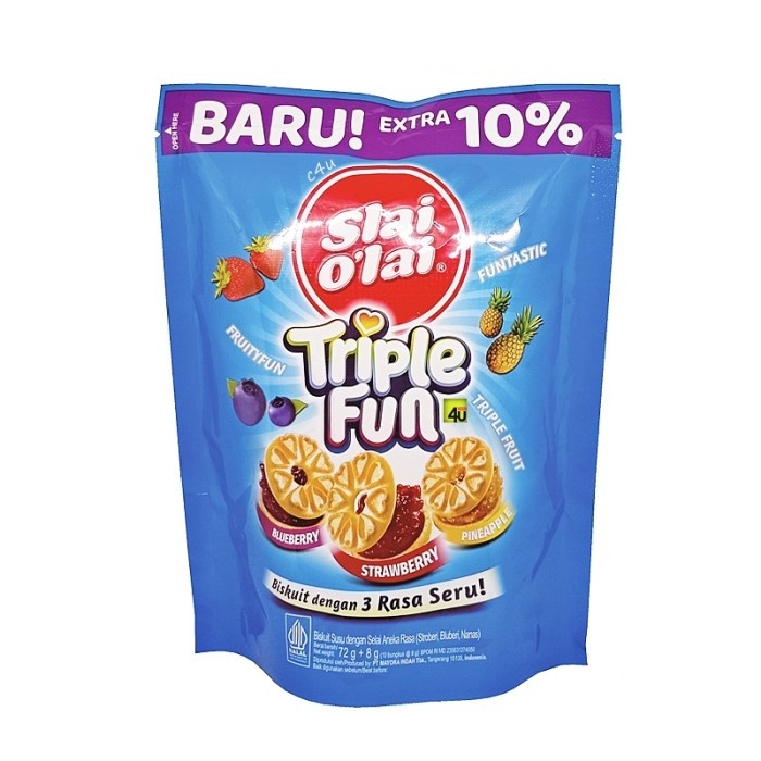 

slai olai triple fun 72gr - slai olai triple fun pouch